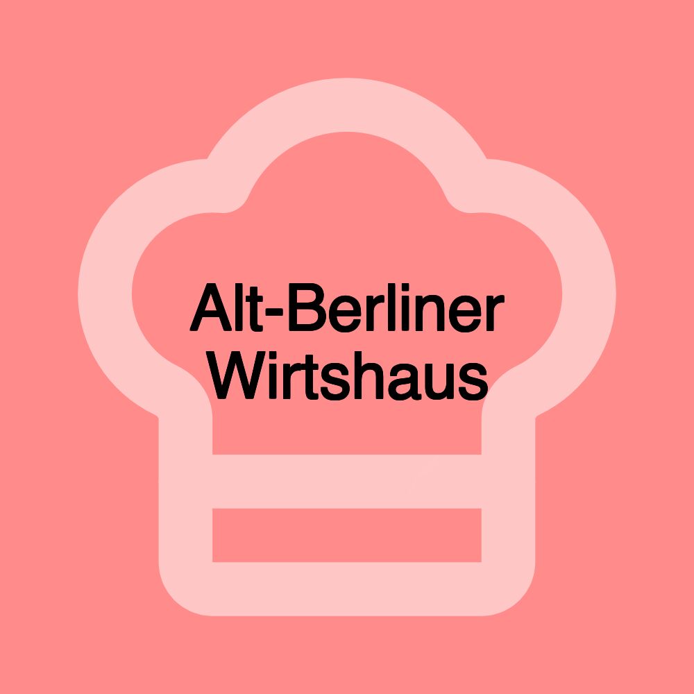 Alt-Berliner Wirtshaus