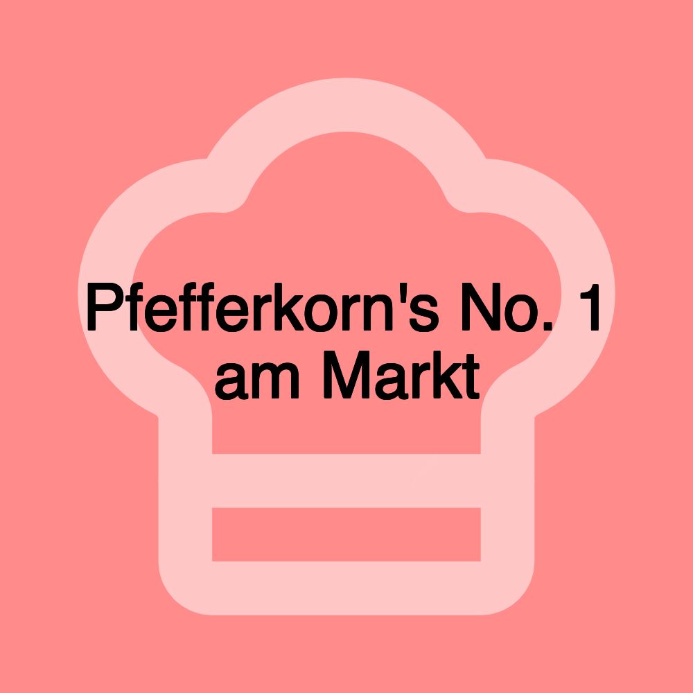 Pfefferkorn's No. 1 am Markt