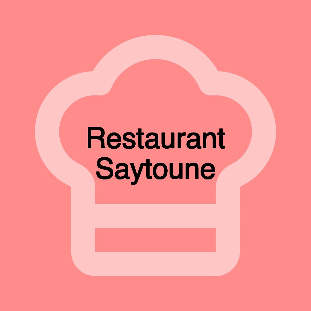 Restaurant Saytoune