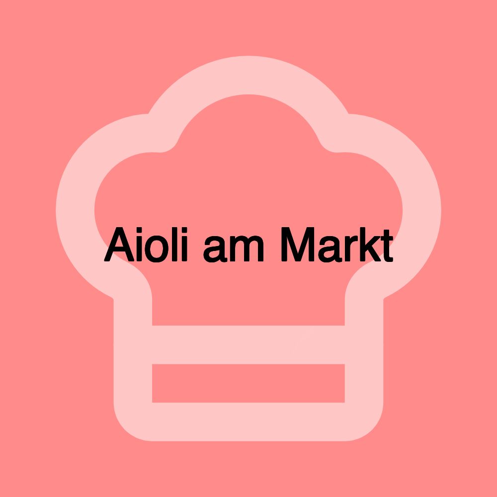 Aioli am Markt