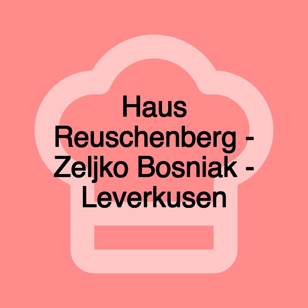 Haus Reuschenberg - Zeljko Bosniak - Leverkusen