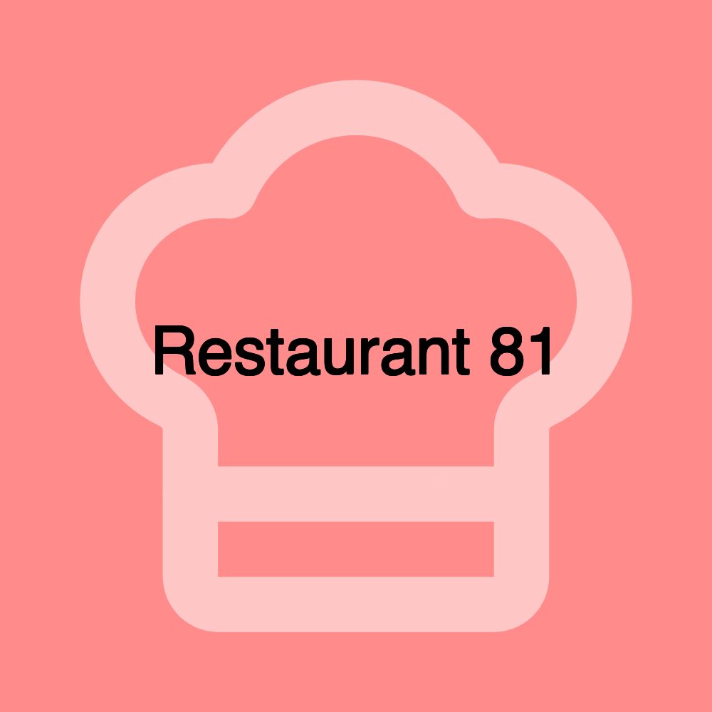 Restaurant 81