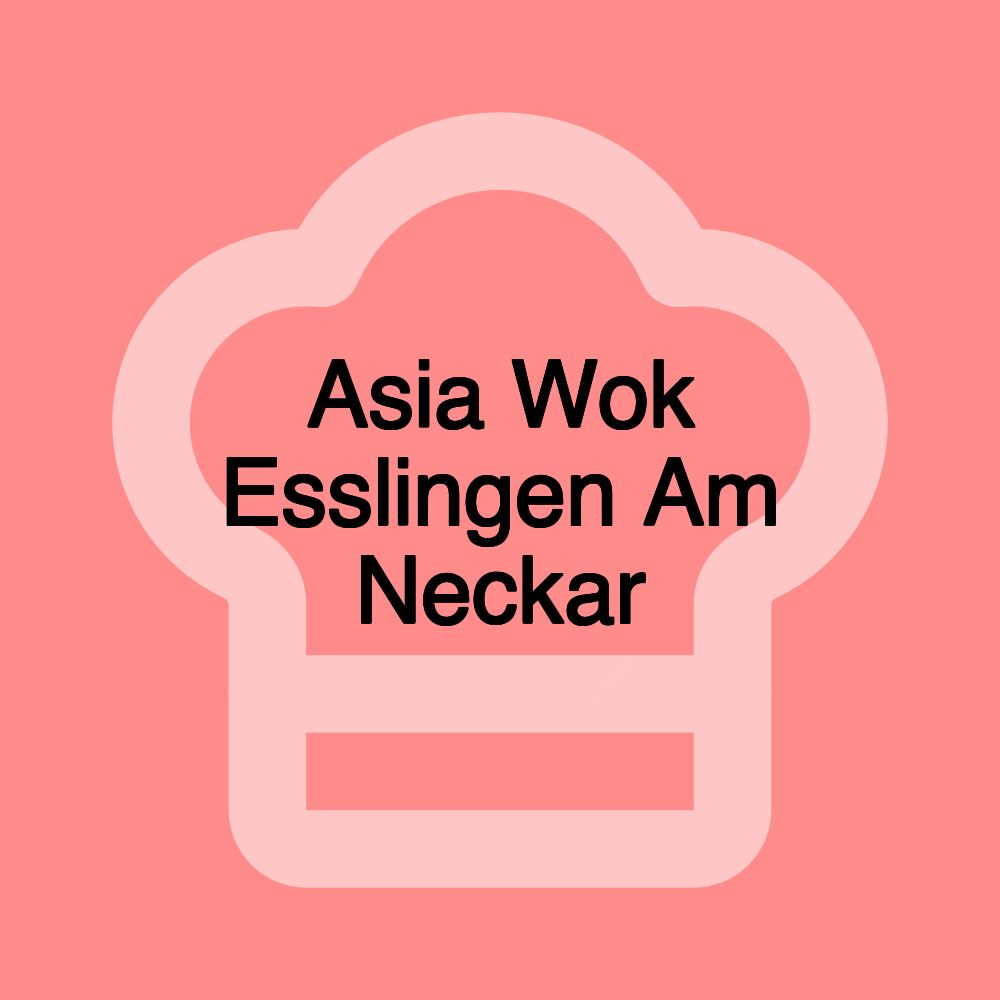 Asia Wok Esslingen Am Neckar