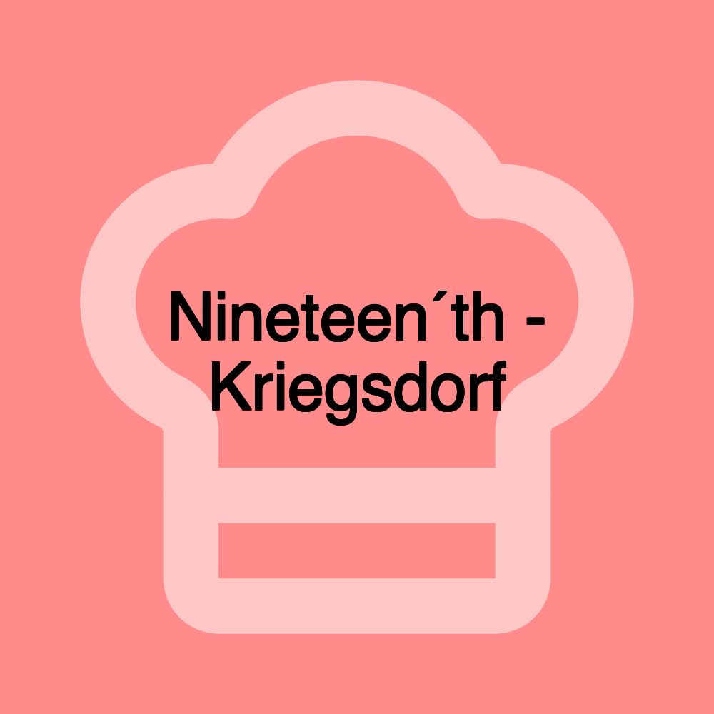 Nineteen´th - Kriegsdorf