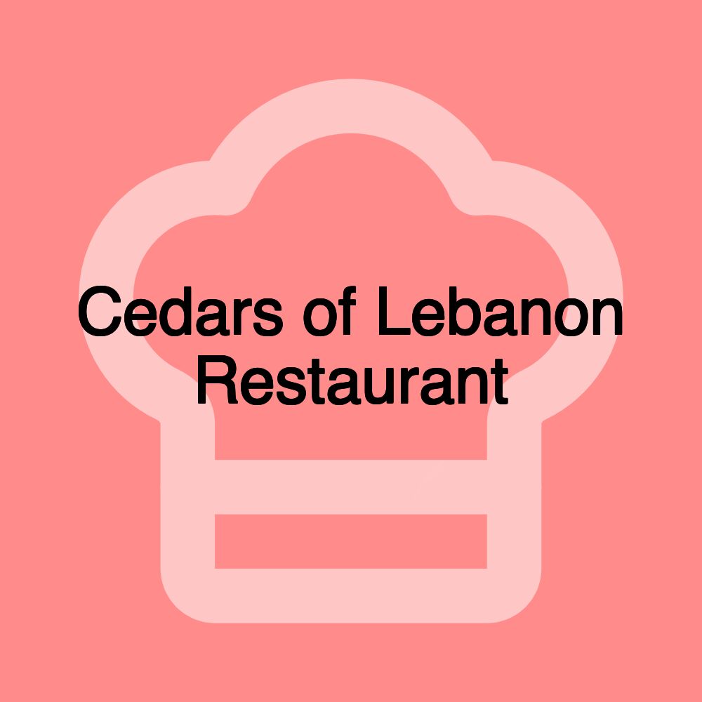 Cedars of Lebanon Restaurant