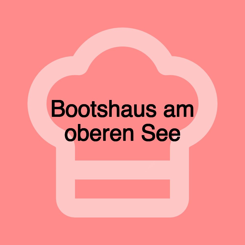 Bootshaus am oberen See