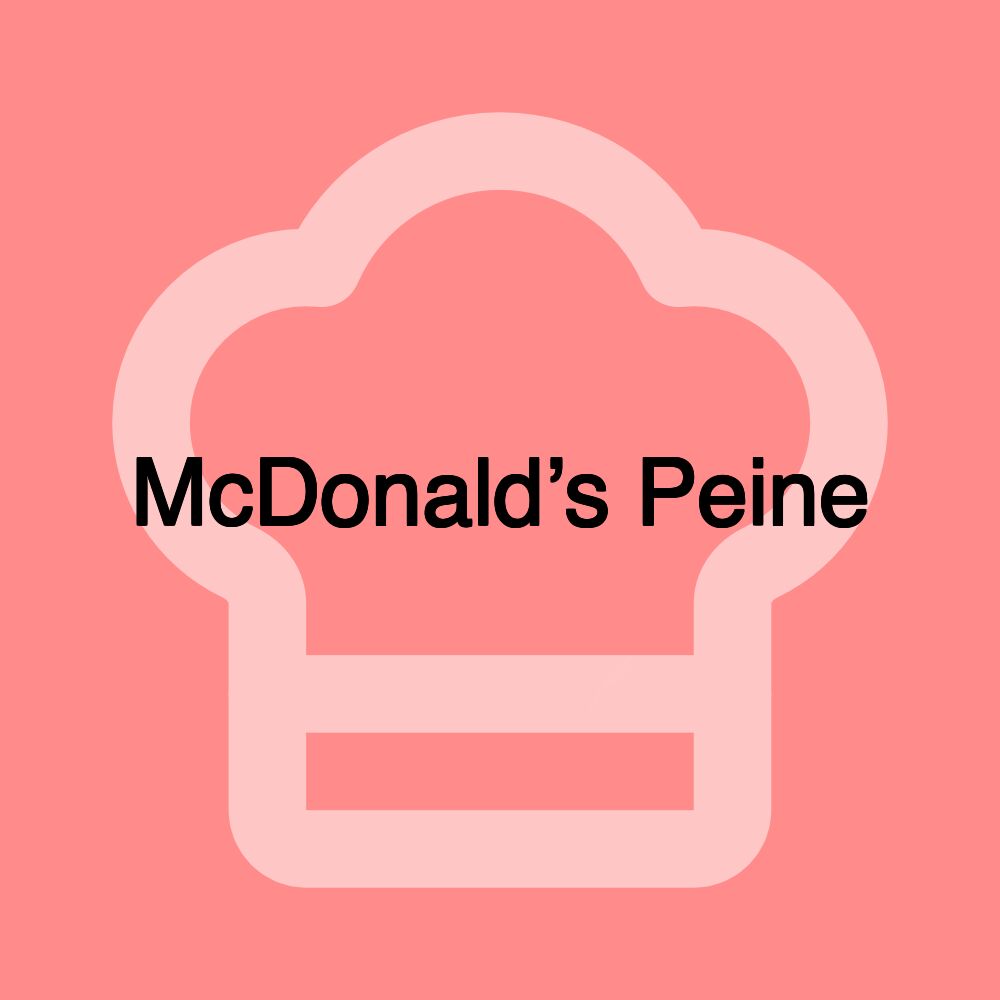 McDonald’s Peine