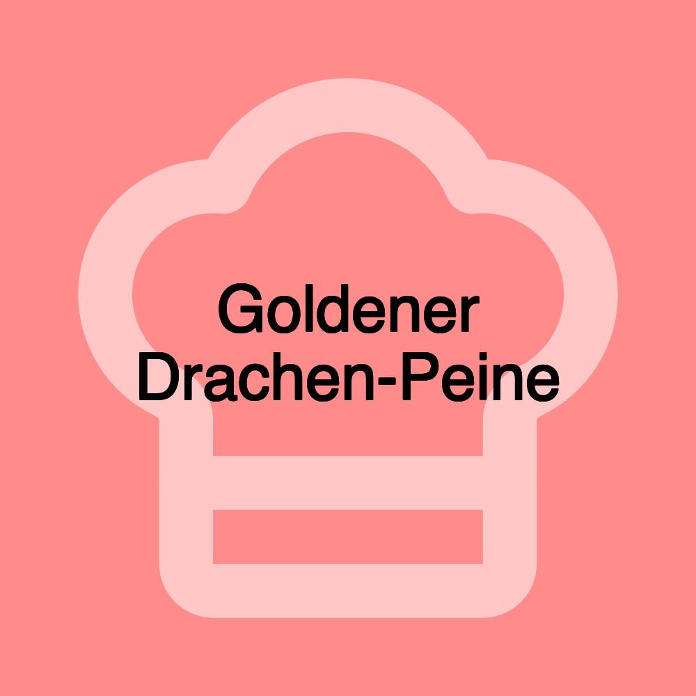 Goldener Drachen-Peine