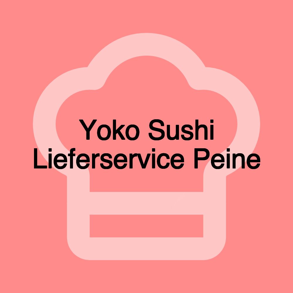 Yoko Sushi Lieferservice Peine