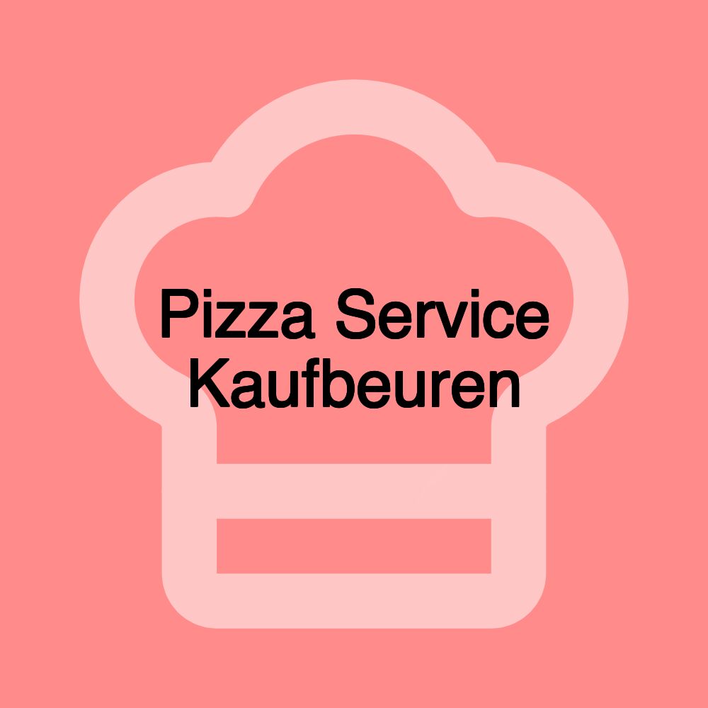 Pizza Service Kaufbeuren