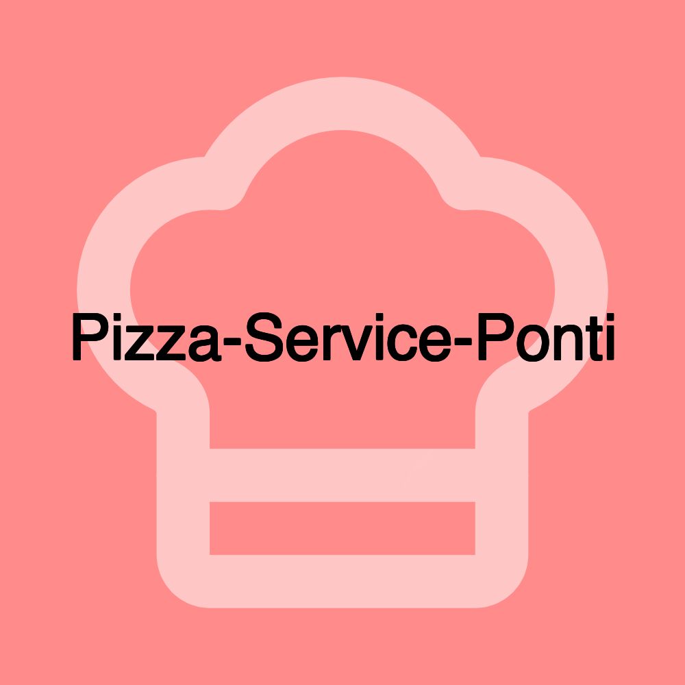 Pizza-Service-Ponti