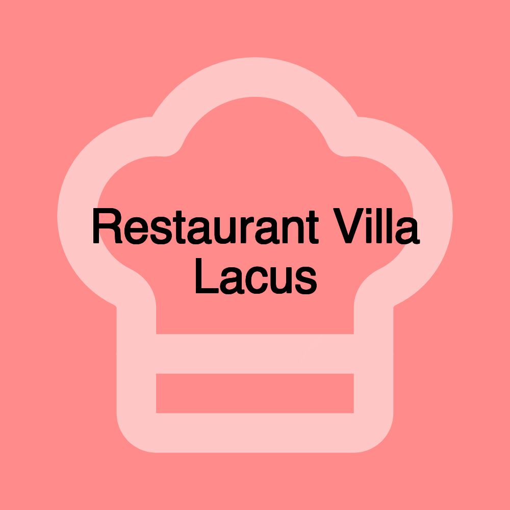 Restaurant Villa Lacus