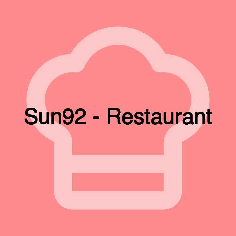 Sun92 - Restaurant