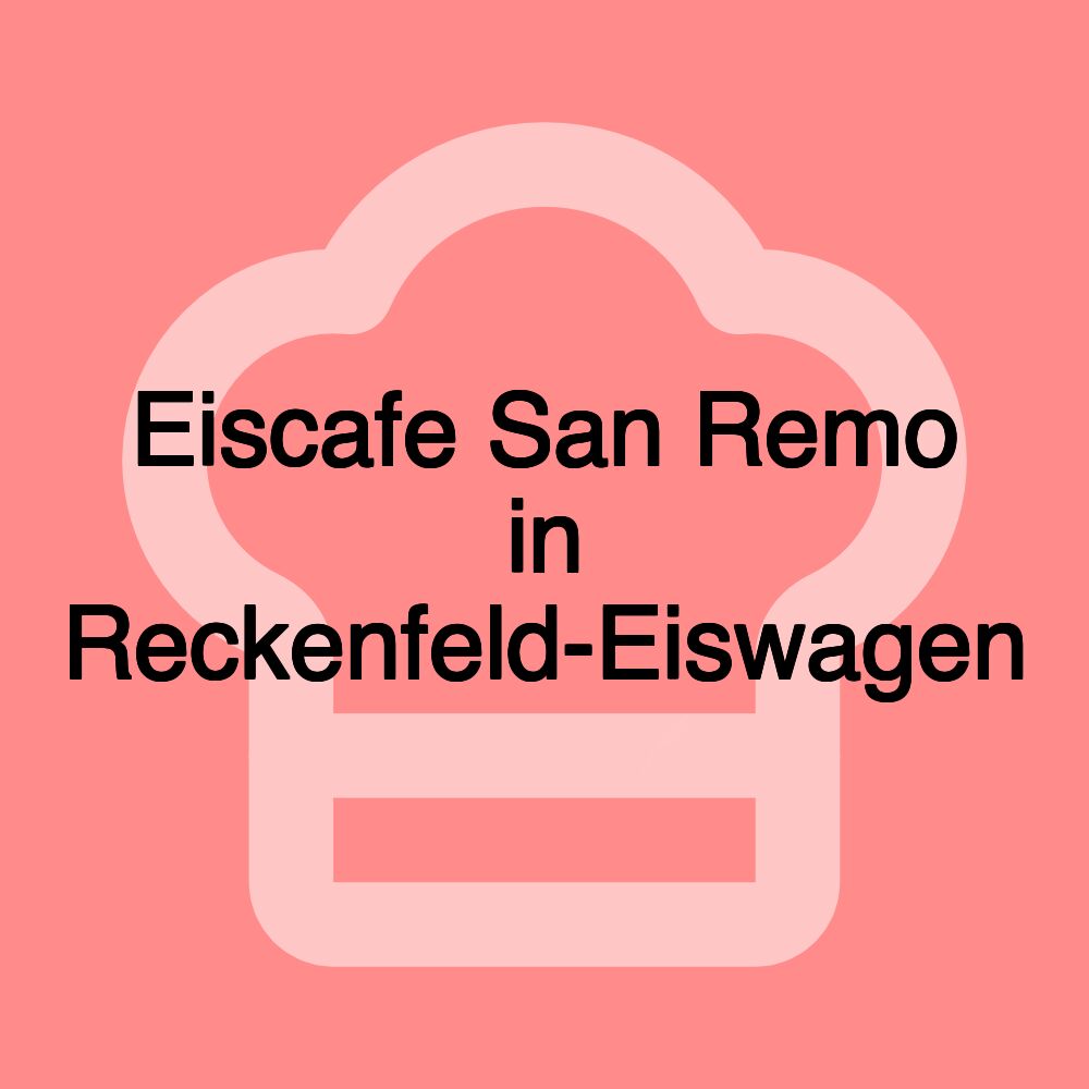 Eiscafe San Remo in Reckenfeld-Eiswagen