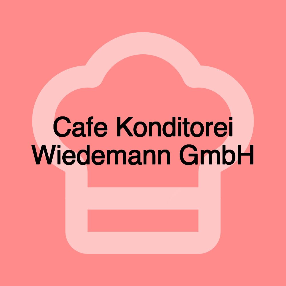 Cafe Konditorei Wiedemann GmbH