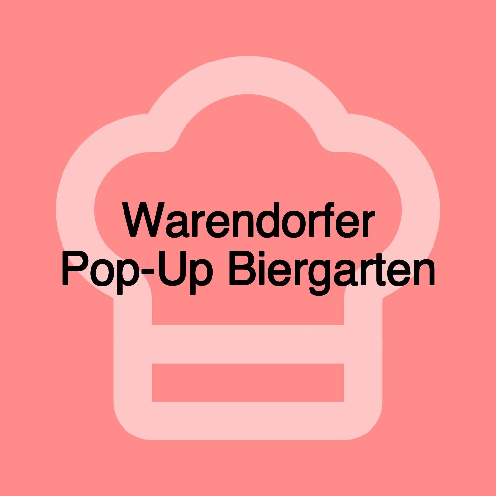 Warendorfer Pop-Up Biergarten