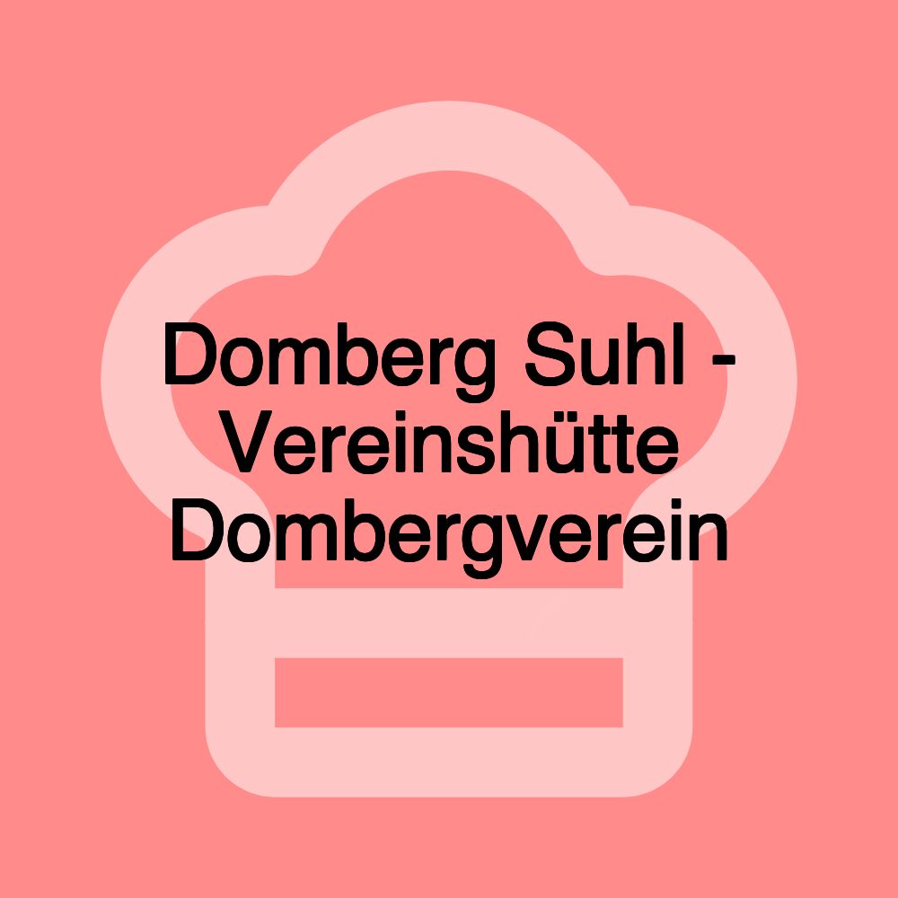 Domberg Suhl - Vereinshütte Dombergverein