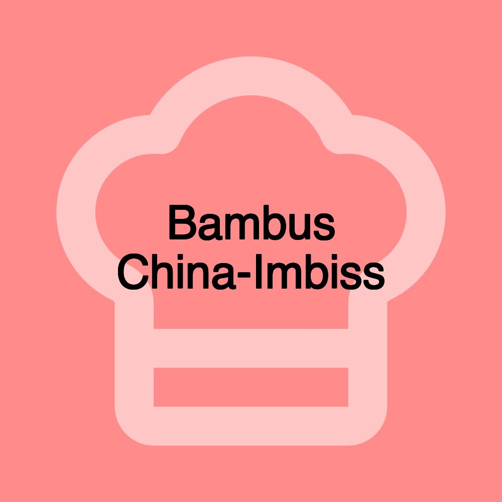 Bambus China-Imbiss