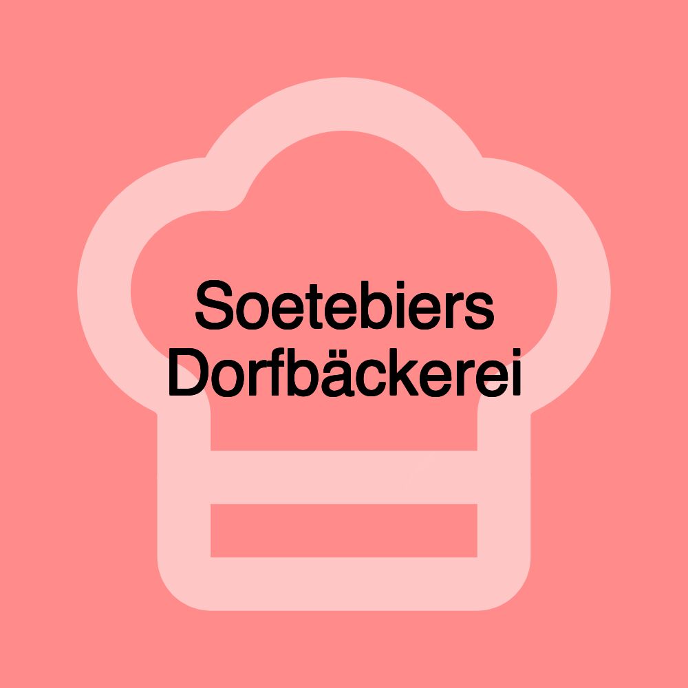 Soetebiers Dorfbäckerei