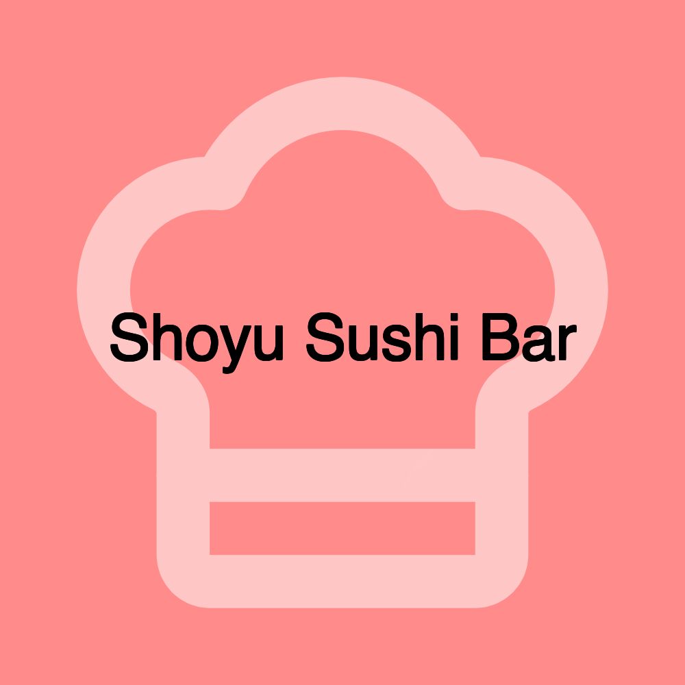 Shoyu Sushi Bar