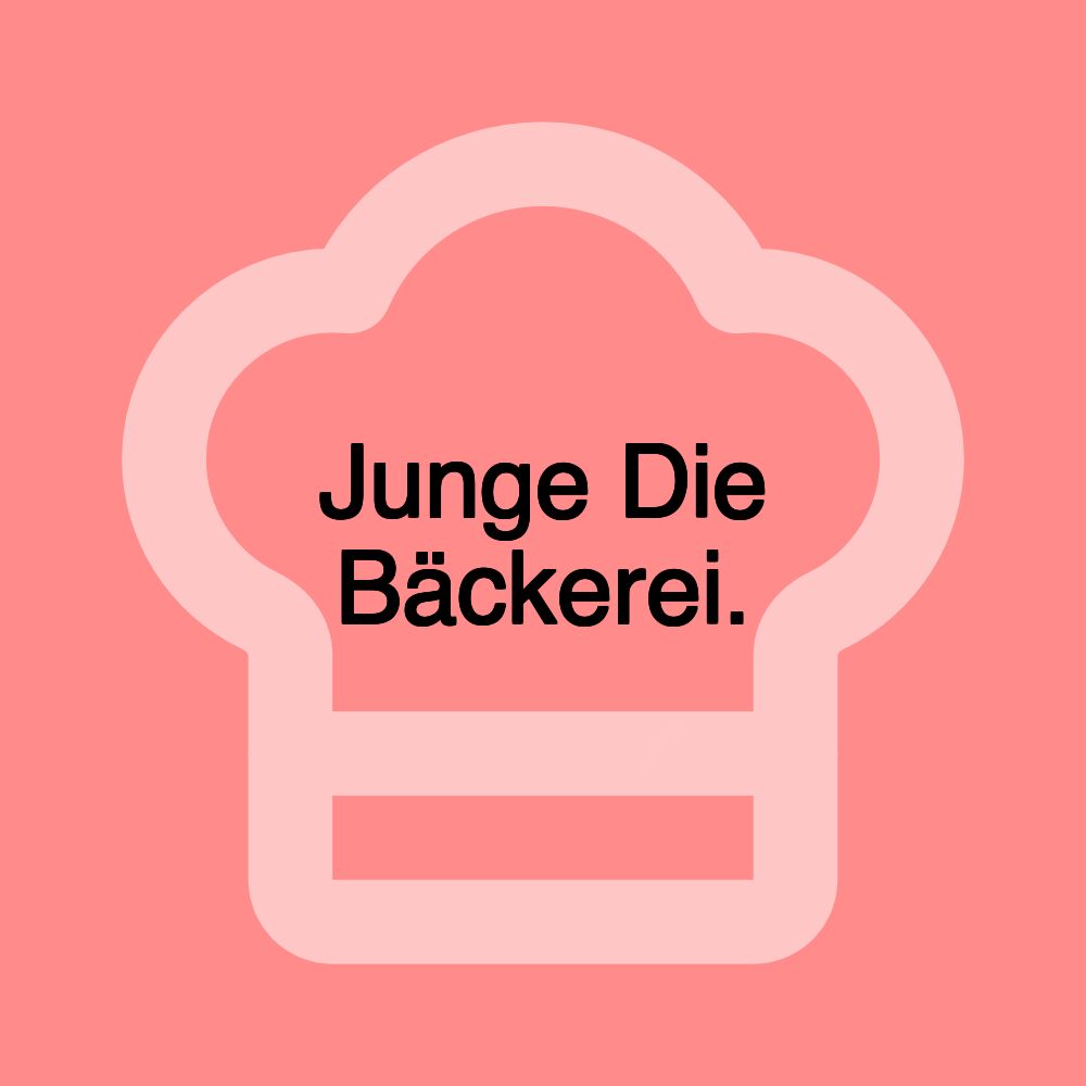 Junge Die Bäckerei.