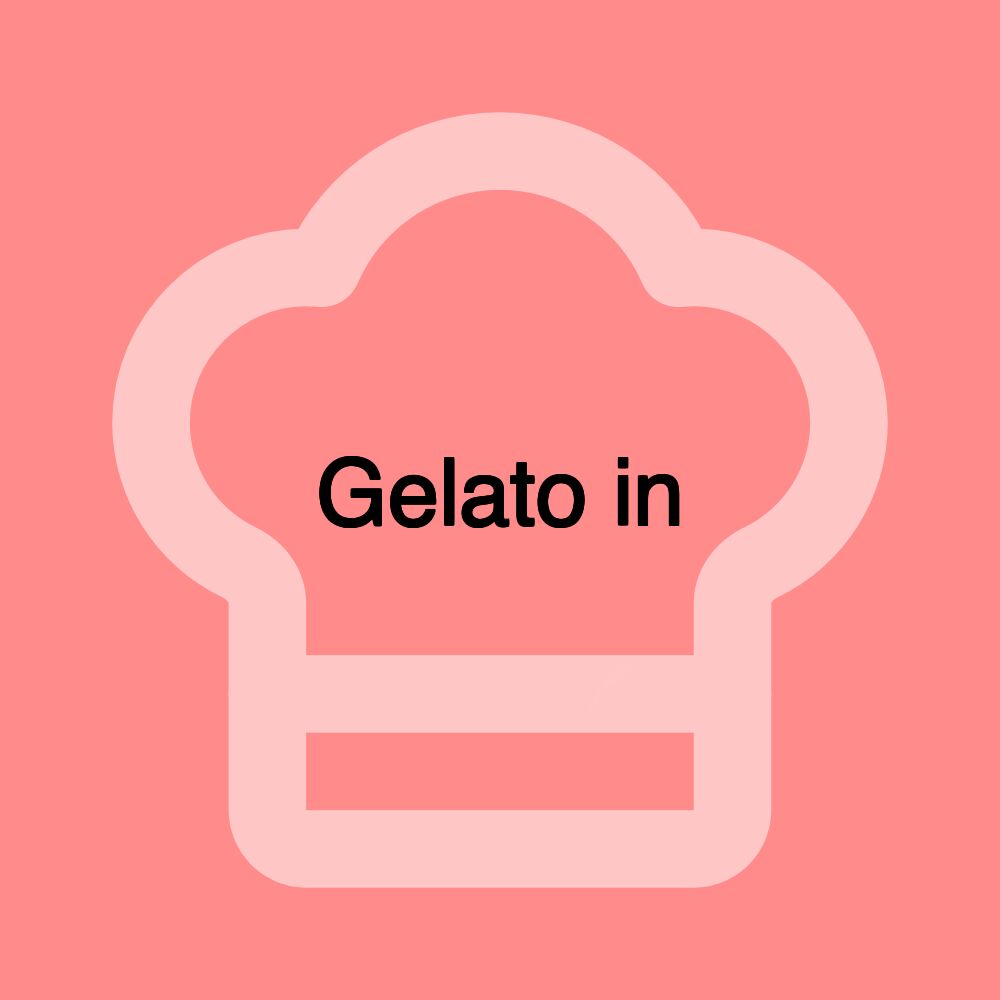 Gelato in