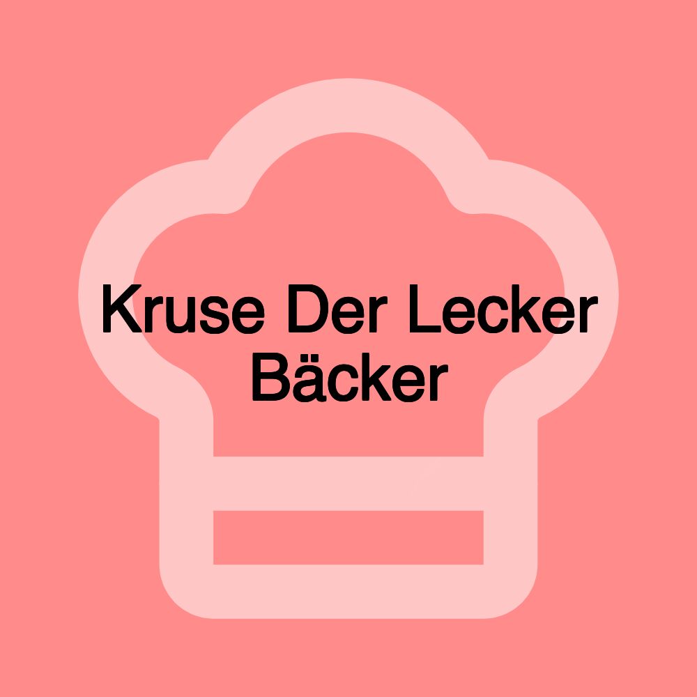 Kruse Der Lecker Bäcker