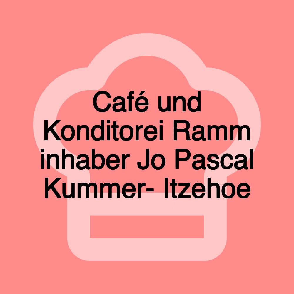 Café und Konditorei Ramm inhaber Jo Pascal Kummer- Itzehoe