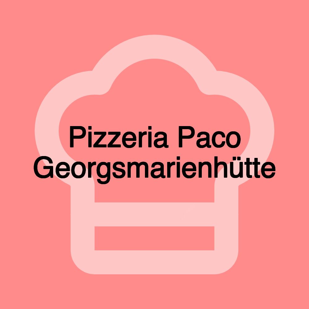 Pizzeria Paco Georgsmarienhütte