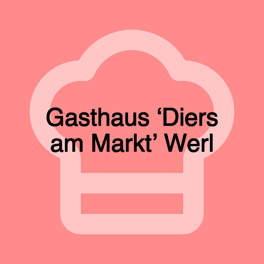 Gasthaus ‘Diers am Markt’ Werl