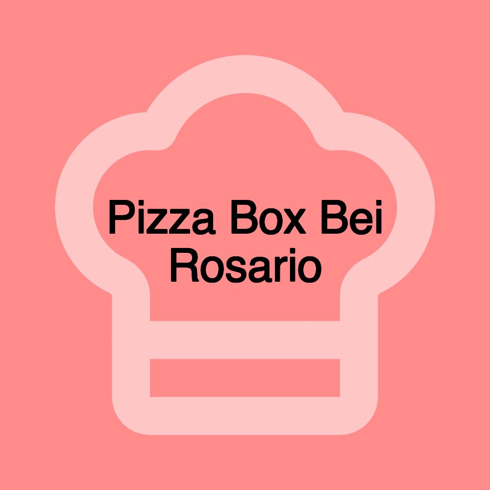 Pizza Box Bei Rosario