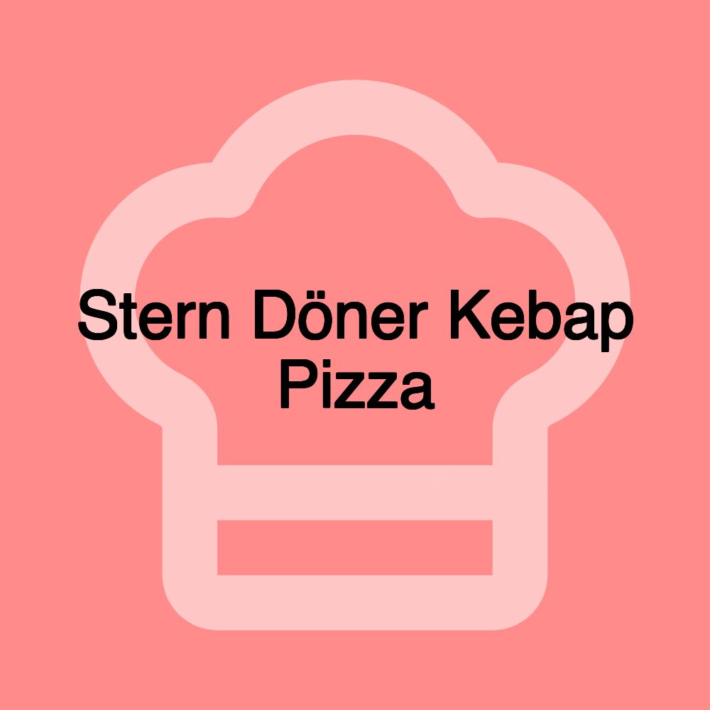 Stern Döner Kebap Pizza