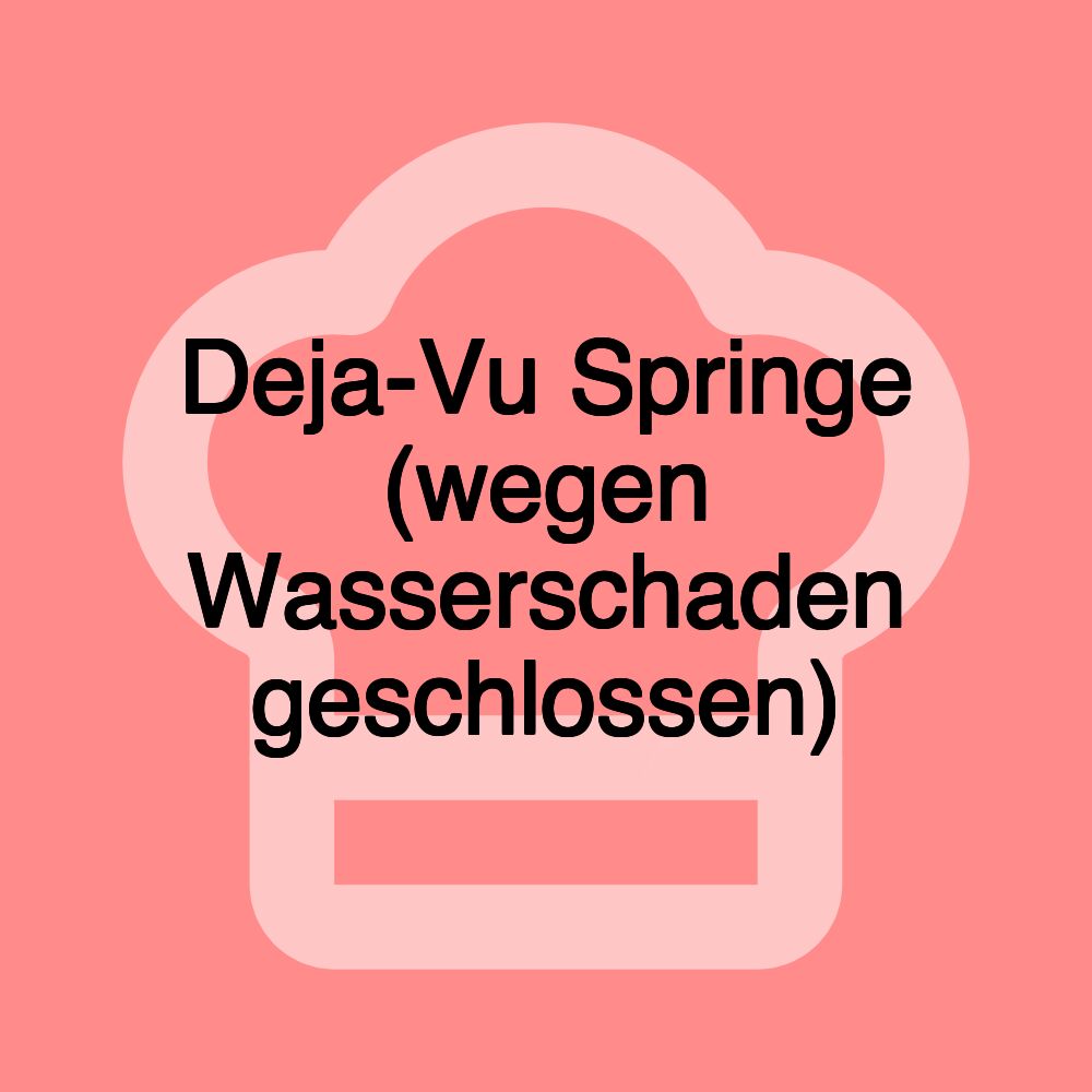 Deja-Vu Springe (wegen Wasserschaden geschlossen)