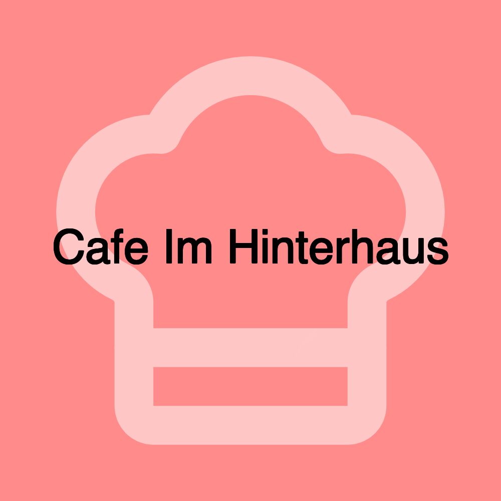 Cafe Im Hinterhaus