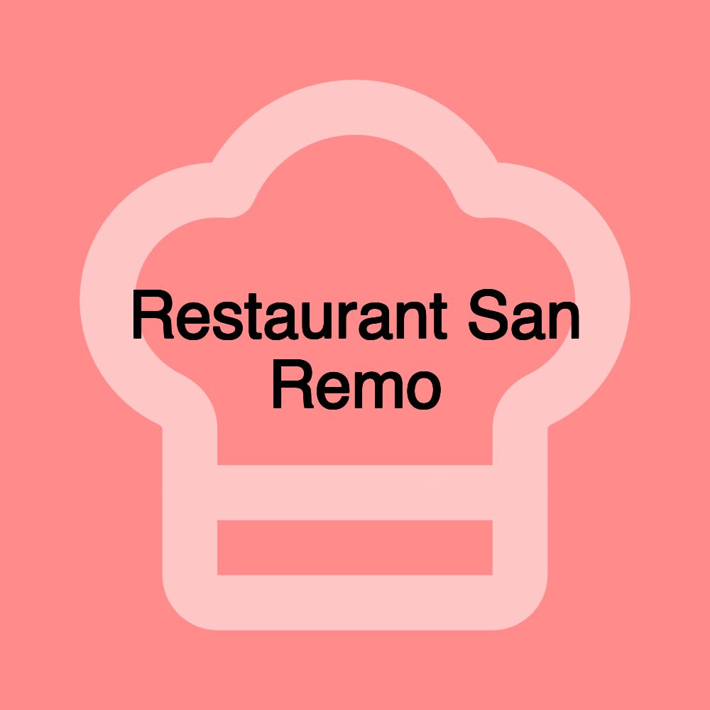 Restaurant San Remo