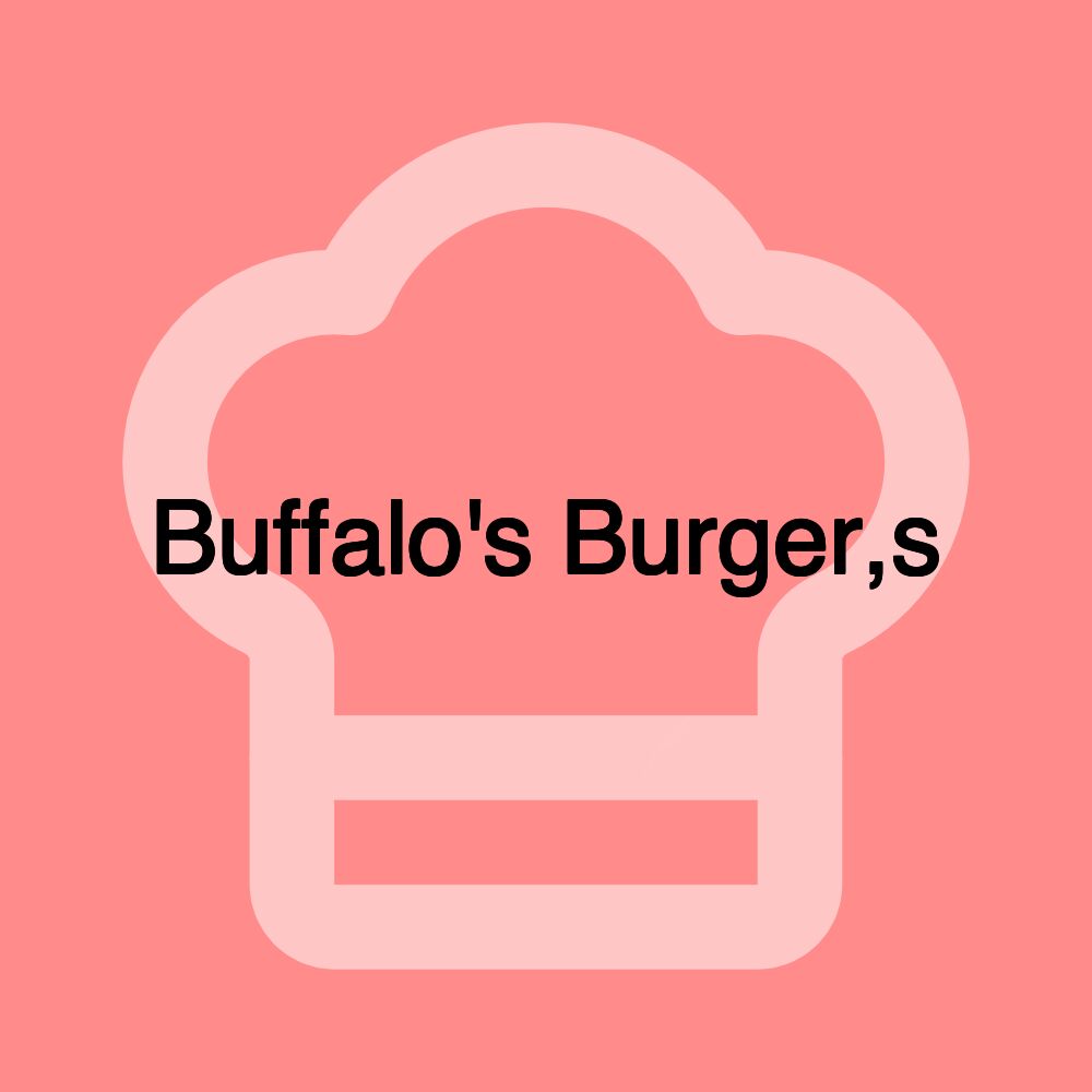 Buffalo's Burger,s