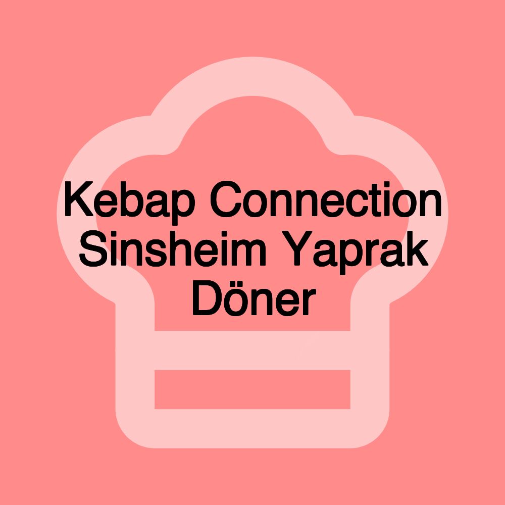 Kebap Connection Sinsheim Yaprak Döner