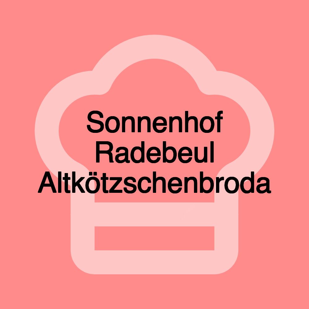 Sonnenhof Radebeul Altkötzschenbroda