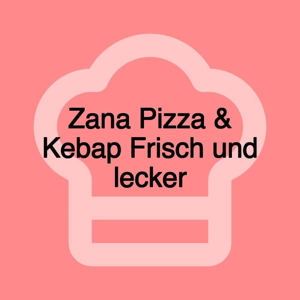 Zana Pizza & Kebap Frisch und lecker