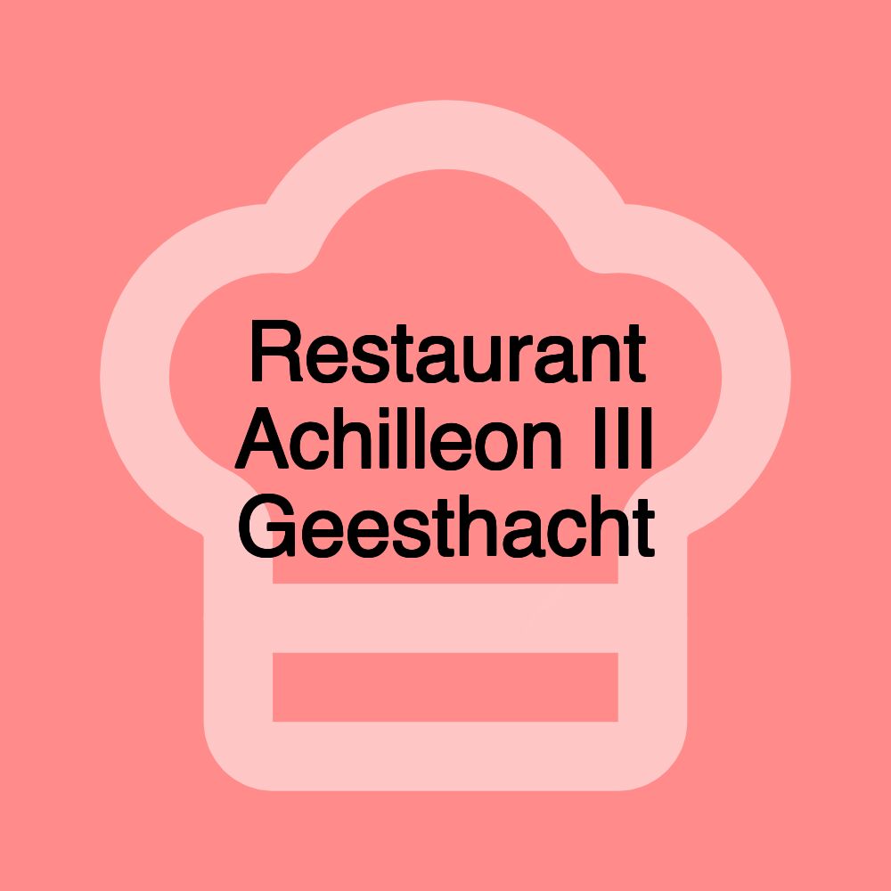 Restaurant Achilleon III Geesthacht