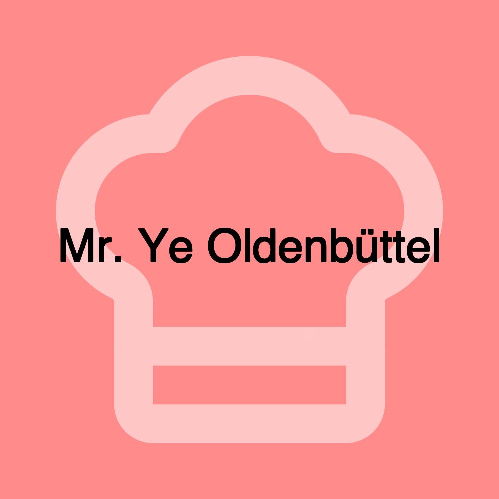 Mr. Ye Oldenbüttel