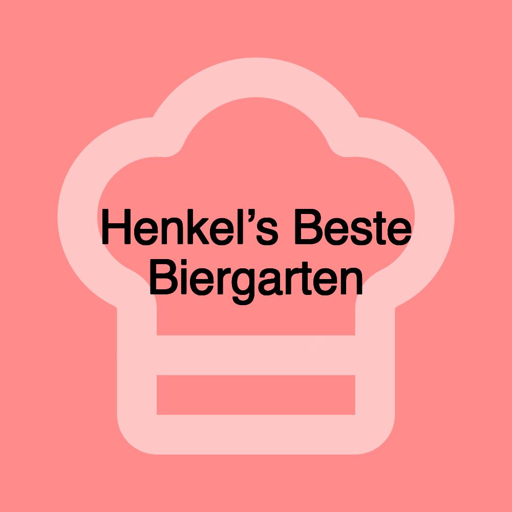 Henkel’s Beste Biergarten