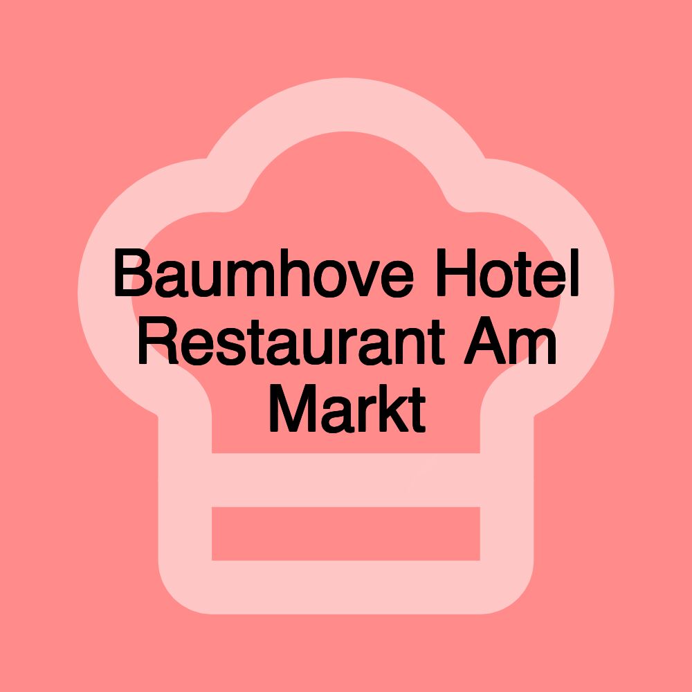 Baumhove Hotel Restaurant Am Markt