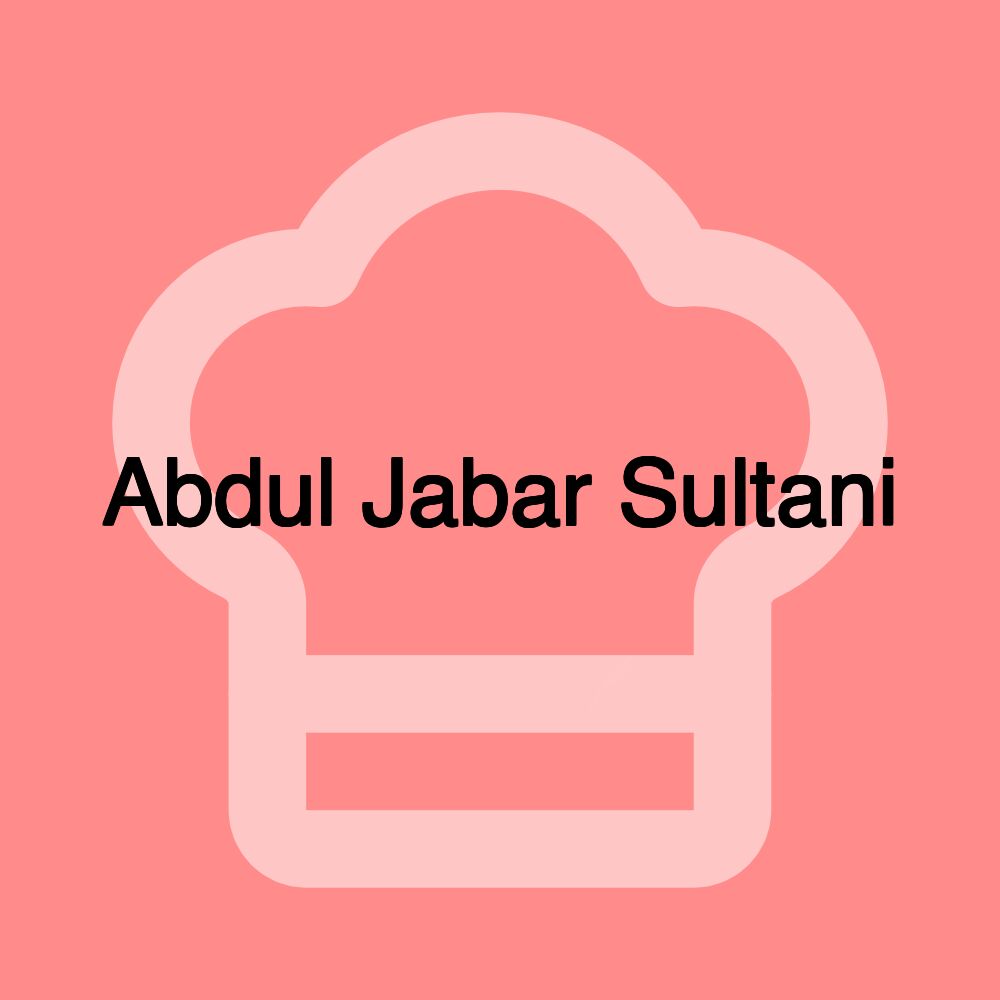 Abdul Jabar Sultani