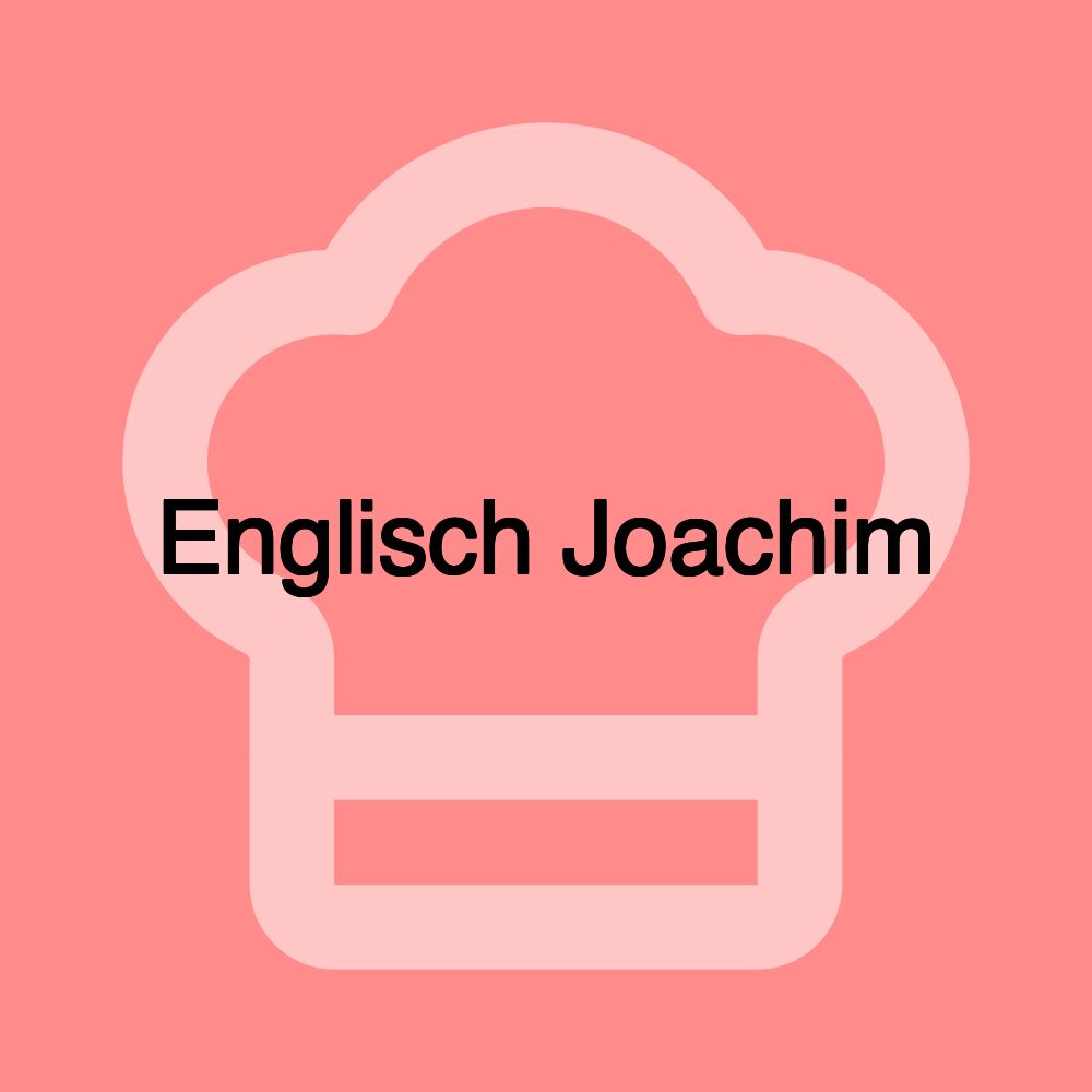 Englisch Joachim