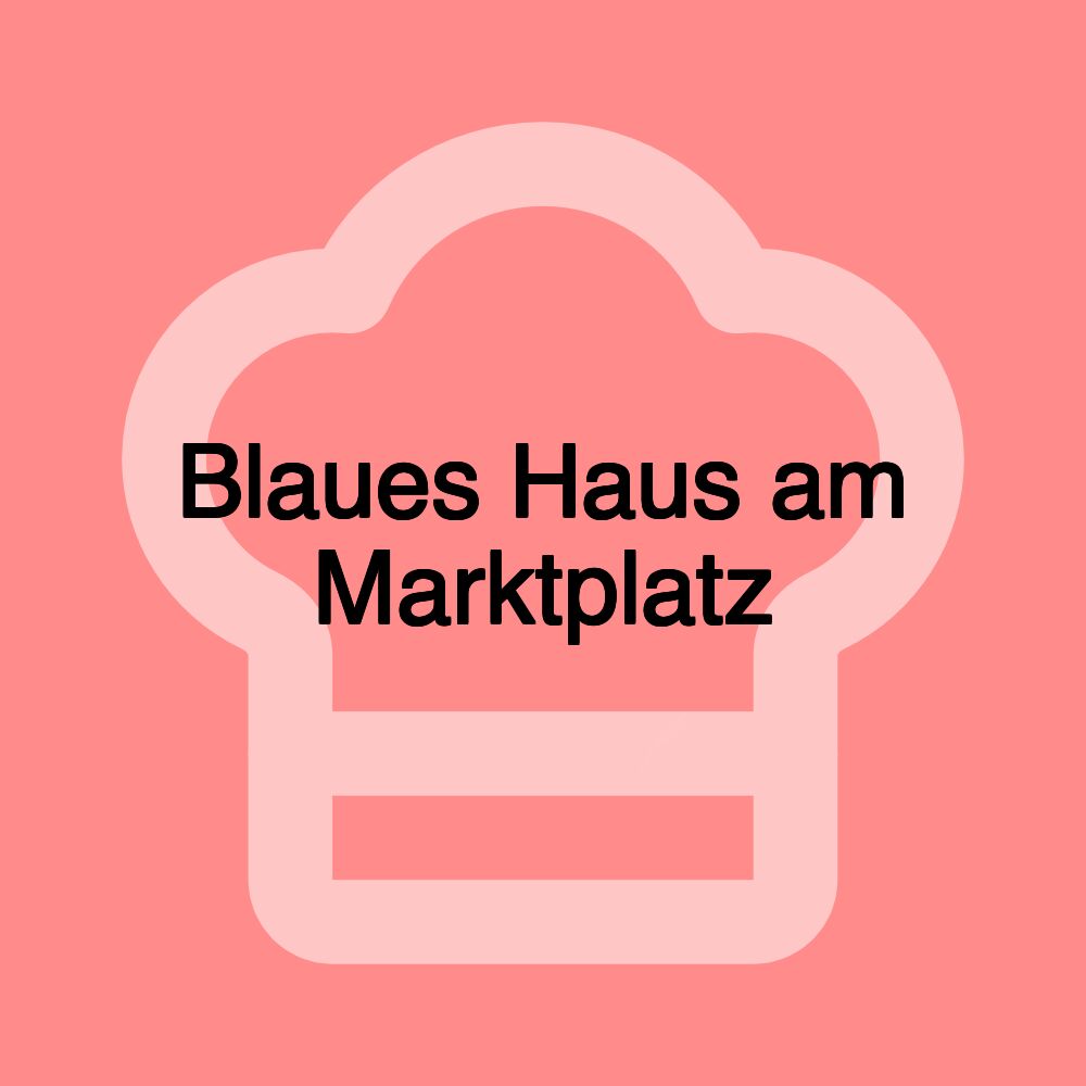 Blaues Haus am Marktplatz