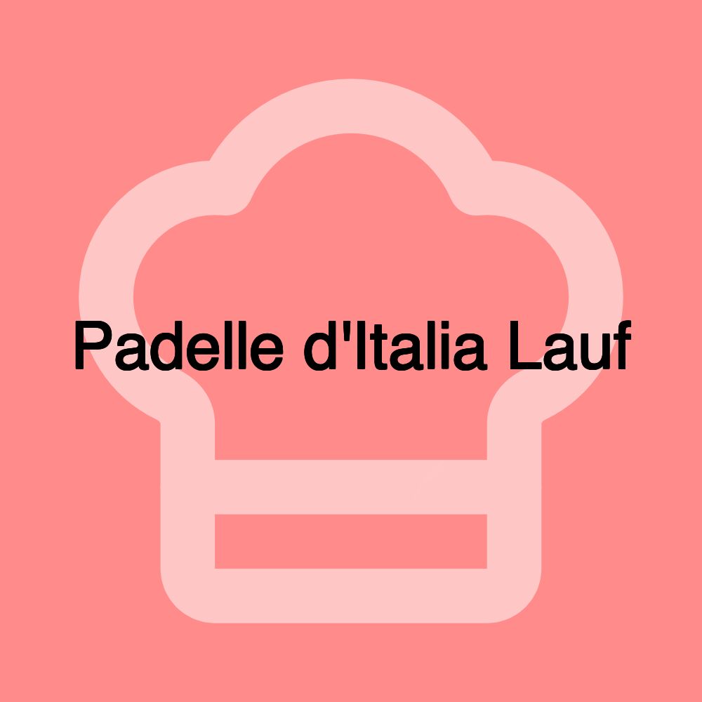 Padelle d'Italia Lauf