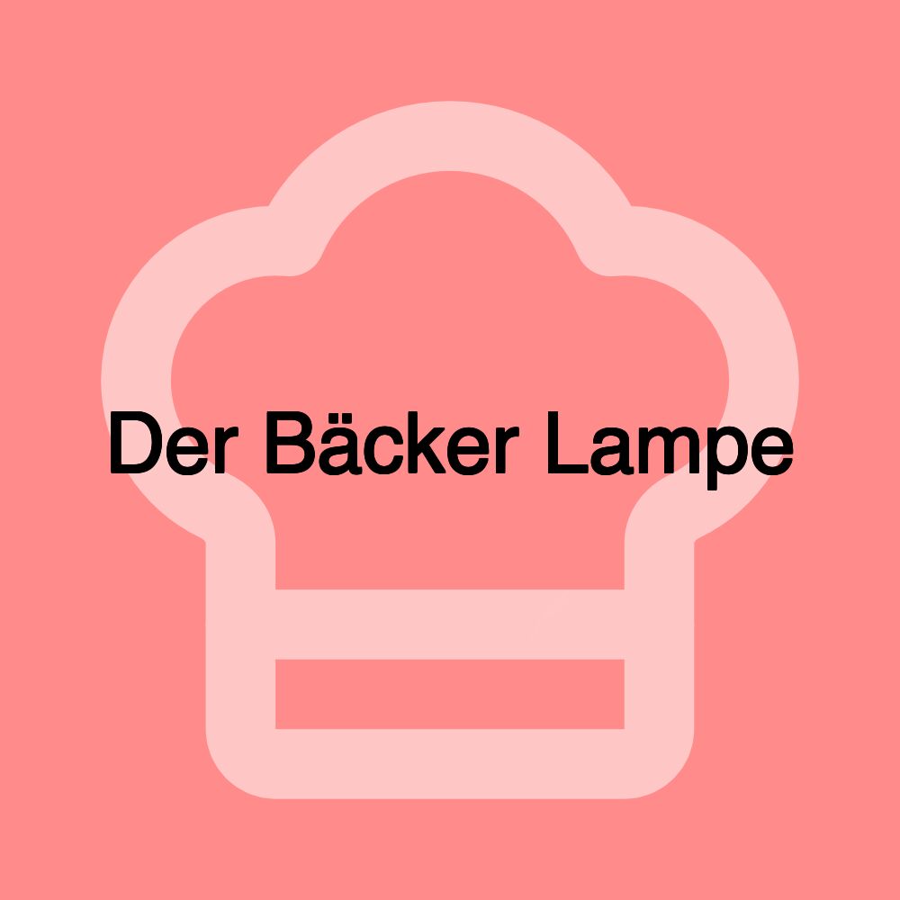 Der Bäcker Lampe