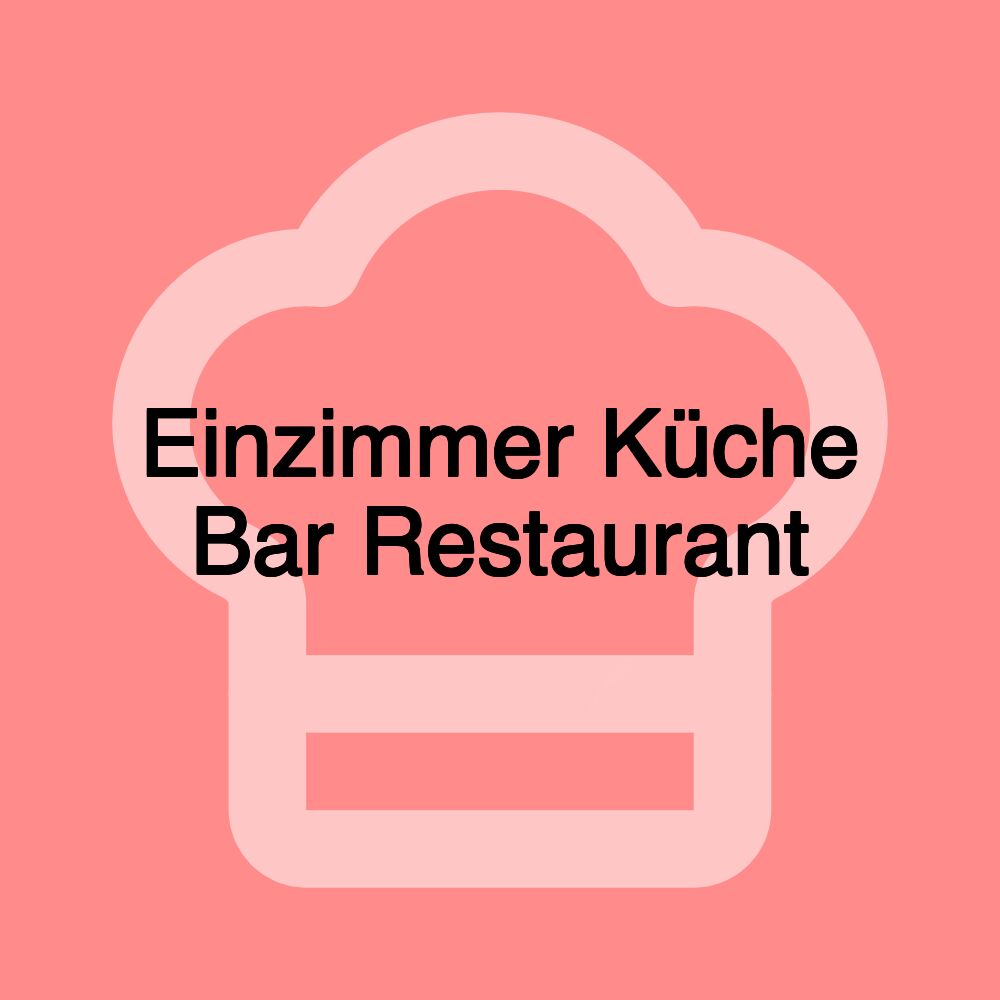 Einzimmer Küche Bar Restaurant