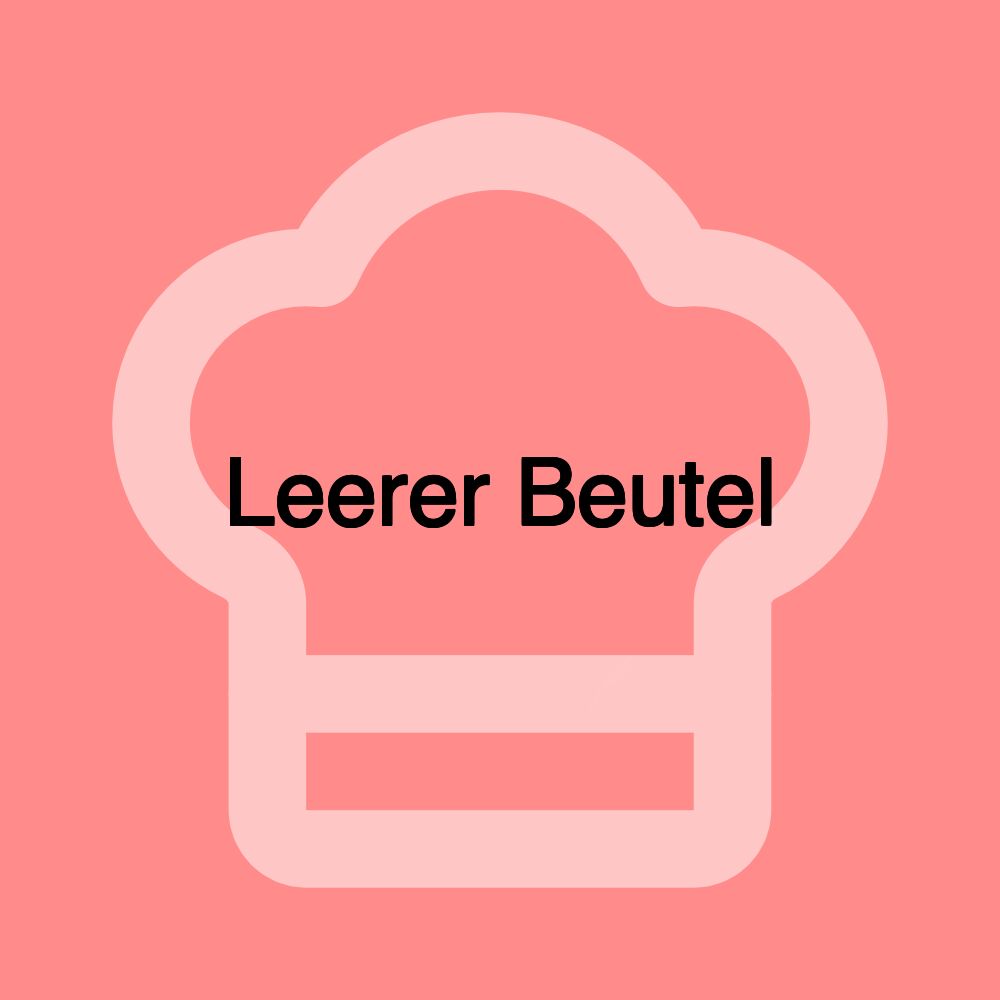 Leerer Beutel